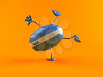 Royalty Free 3d Clipart Image of a Computer Mouse