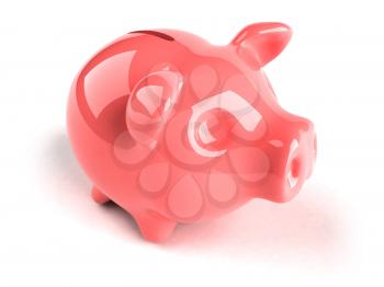 Royalty Free 3d Clipart Image of a Piggy Bank