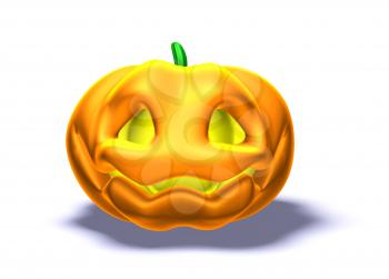 Royalty Free 3d Clipart Image of a Pumpkin