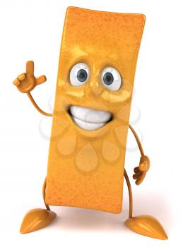 Royalty Free Clipart Image of a French Fry