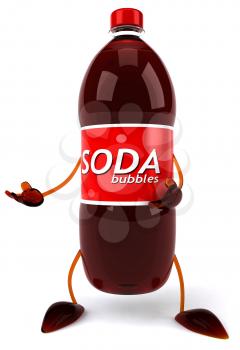 Royalty Free Clipart Image of Soda Pop