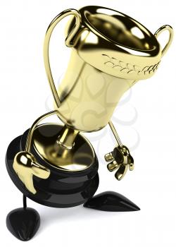 Royalty Free Clipart Image of a Trophy
