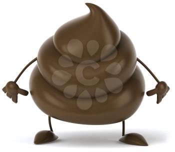 Royalty Free Clipart Image of Poop