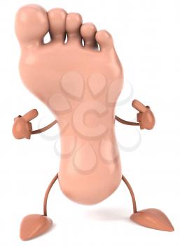 Royalty Free Clipart Image of a Foot
