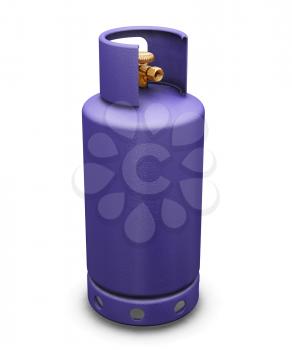 Royalty Free Clipart Image of a Gas Container