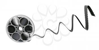 Royalty Free Clipart Image of a Film Reel