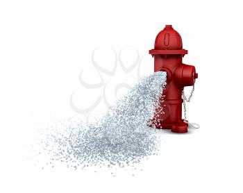 Royalty Free Clipart Image of a Fire Hydrant