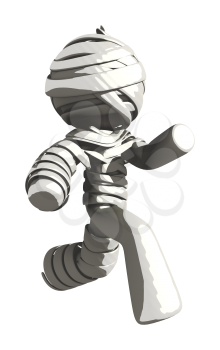 Mummy or Personal Injury Concept Running Left