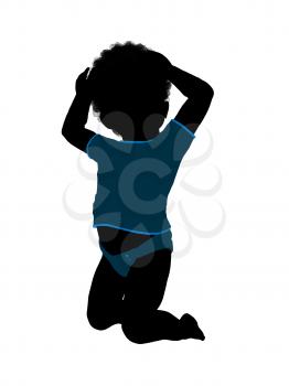 Royalty Free Clipart Image of a Baby