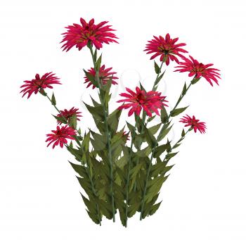 Royalty Free Clipart Image of a Group of Flowers