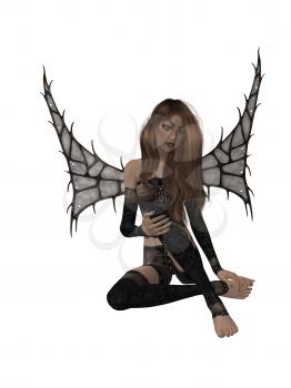 Royalty Free Clipart Image of a Fairy
