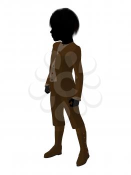 Royalty Free Clipart Image of a Victorian Boy