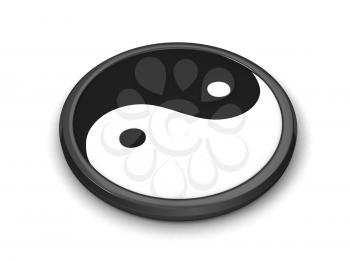3D Illustration Representing Taoism