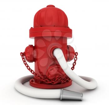 3D Illustration of a Fire Hydrant