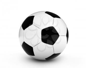 3D Illustration of a Soccer Ball