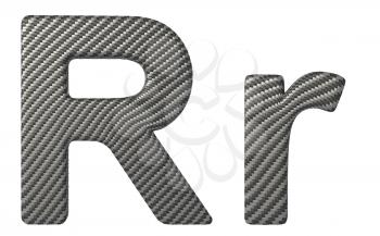 Royalty Free Clipart Image of a Capital and Lowercase R