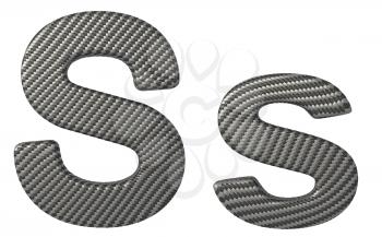 Royalty Free Clipart Image of a Capital and Lowercase S