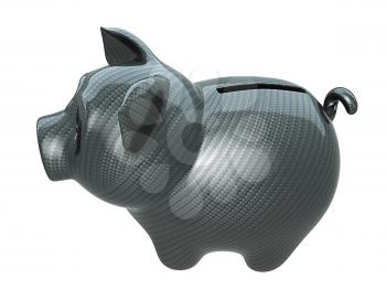 Royalty Free Clipart Image of a Piggy Bank