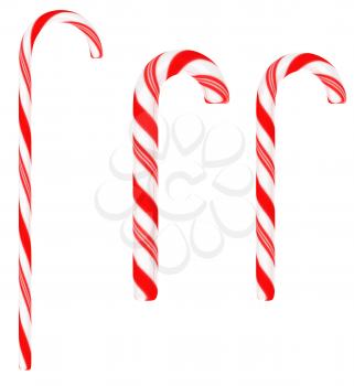 Royalty Free Clipart Image of Candy Canes