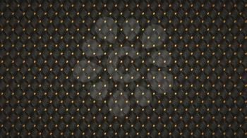 Bumped Alligator skin background with ornament and golden buttons. Useful as pattern