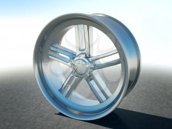 Alloy automotive disc or wheel. Large resolution