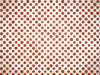 Polka dot pattern with red circles on white. Large resolution