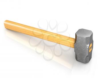 Royalty Free Photo of a Metal Sledge Hammer