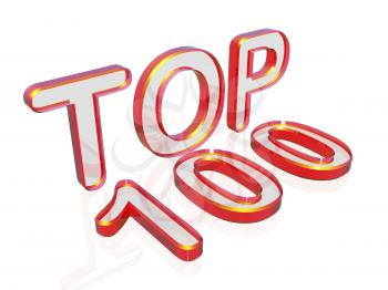 Royalty Free Clipart Image of Top 100