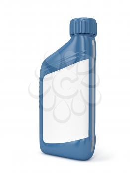 Royalty Free Clipart Image of a Bottle of Motor Oil