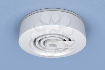 Royalty Free Clipart Image of a Smoke Detector