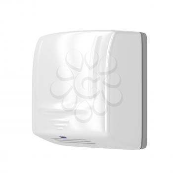 Hand dryer isolated on white background