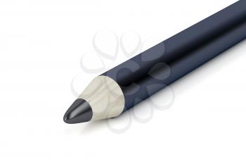 Close-up of eye liner on white background
