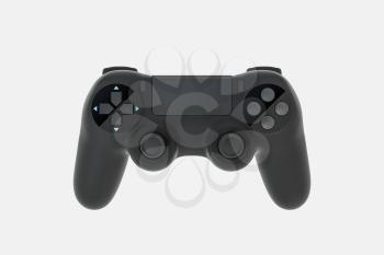 Classic game pad with white background, 3d rendering. Computer digital drawing.