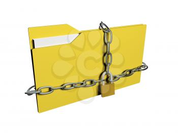 Royalty Free Clipart Image of Data Security