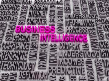 Royalty Free Clipart Image of Business Intelligence