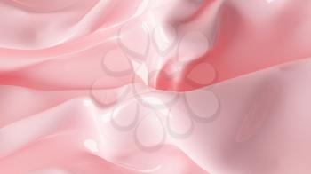 3D Illustration Abstract Pink Background with Glare
