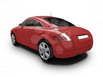 Royalty Free Clipart Image of an Audi
