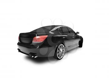 Royalty Free Clipart Image of a BMW