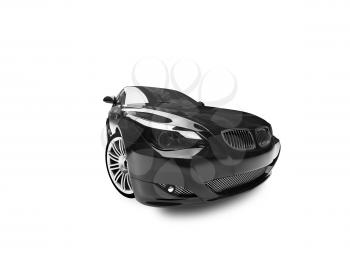 Royalty Free Clipart Image of a BMW 