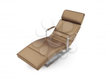 Royalty Free Clipart Image of a Chaise Lounge