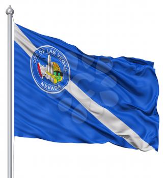 Royalty Free Clipart Image of the City of Las Vegas Flag