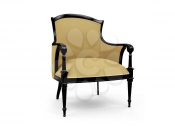 Royalty Free Clipart Image of an Armchair
