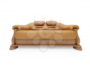 Royalty Free Clipart Image of a Couch