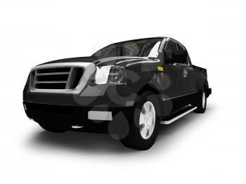 Royalty Free Clipart Image of an SUV