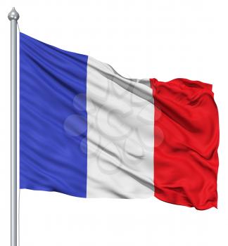 Royalty Free Clipart Image of a Flag of France