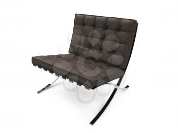 Royalty Free Clipart Image of a Futon