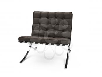 Royalty Free Clipart Image of a Futon