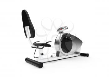 Royalty Free Clipart Image of an Exercise Bike