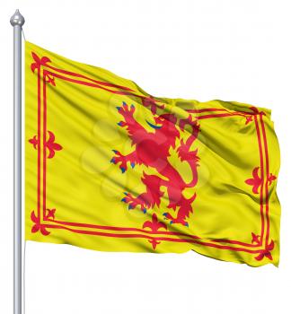Royalty Free Clipart Image of the Flag of Scotland