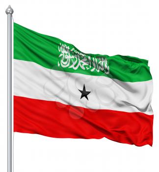 Royalty Free Clipart Image of the Flag of Somaliland